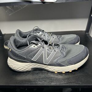 New Balance 410 v7 Performance Black Trail Running Shoe MT410LG7 Men Size US 14